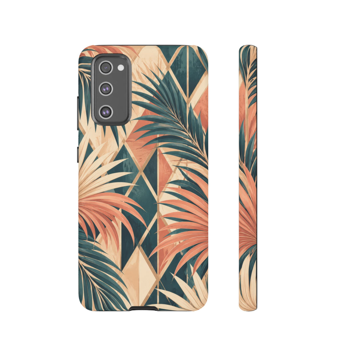 Coral Palm Pavilion Samsung Galaxy Tough Case | art deco