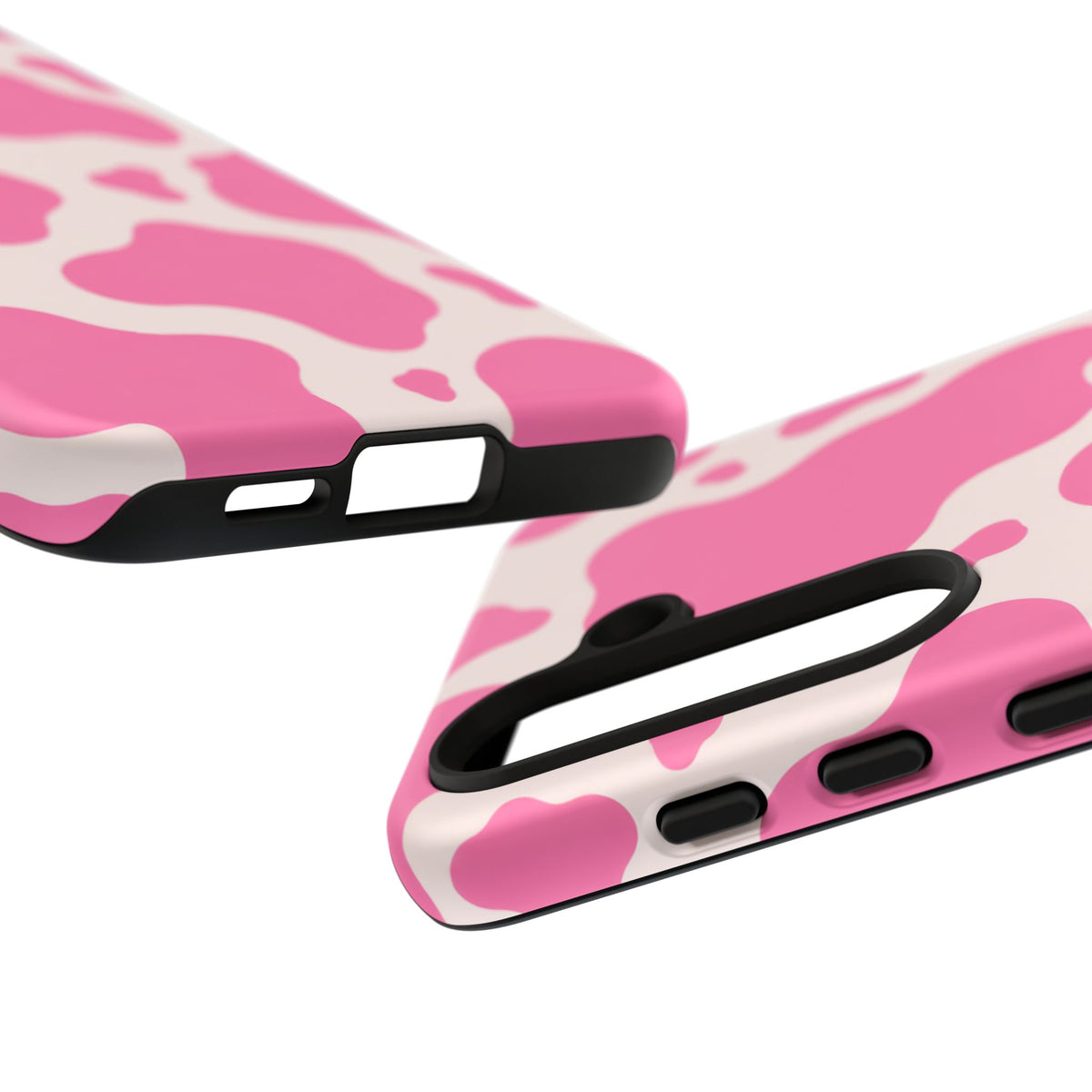 Strawberry Milk Samsung Galaxy Tough Case | Pink Cow Print