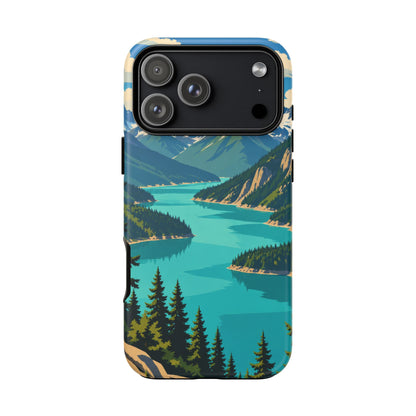 Cascades — Diablo Blue iPhone Tough Case