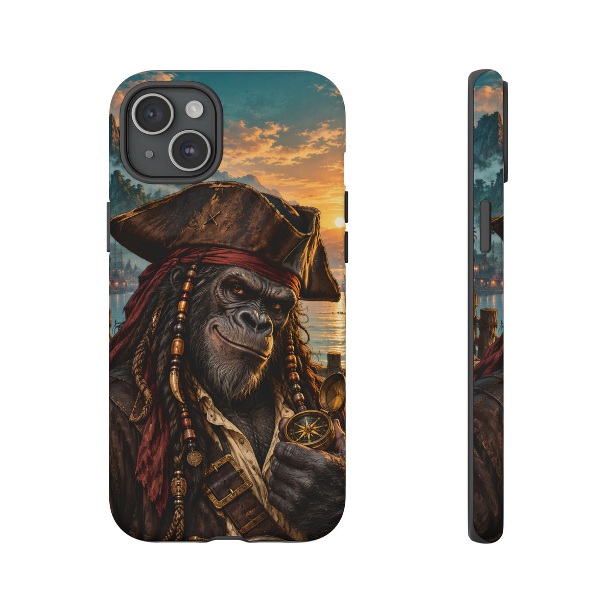 Pirate Gorilla iPhone Tough Case | Captain Silverback