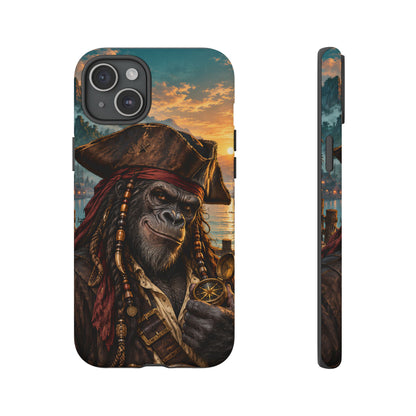 Pirate Gorilla iPhone Tough Case | Captain Silverback