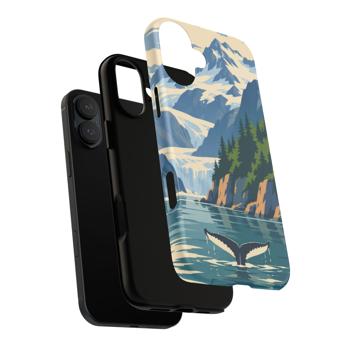 Glacier Bay — Fjord Silence iPhone Tough Case