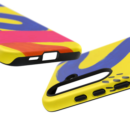 Offbeat Samsung Galaxy Tough Case | Abstract Color Block Art