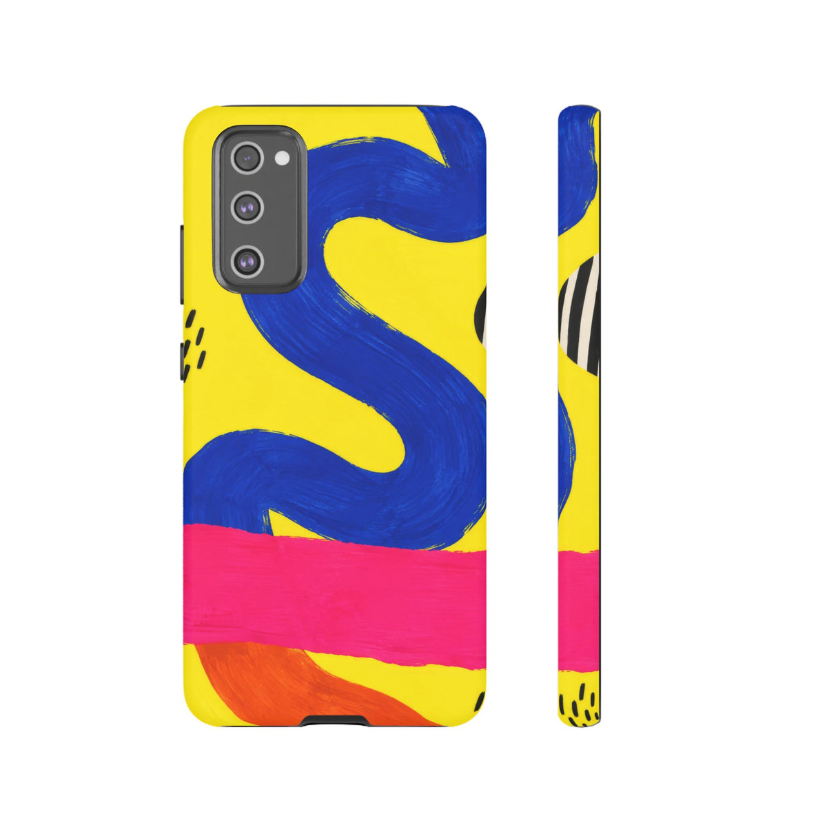 Offbeat Samsung Galaxy Tough Case | Abstract Color Block Art