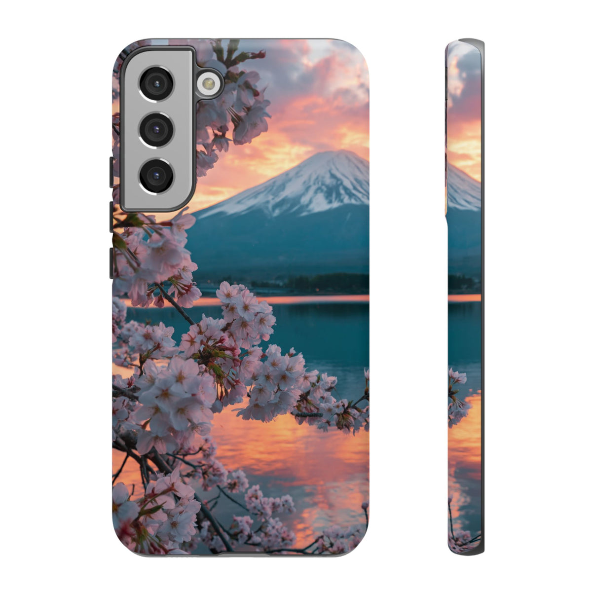 Fuji Petal Reflection Samsung Galaxy Tough Phone Case