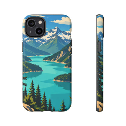 Cascades — Diablo Blue iPhone Tough Case