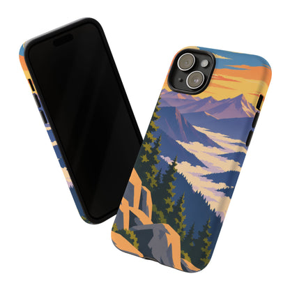 Misty Mountains — Amethyst Pass iPhone Tough Case