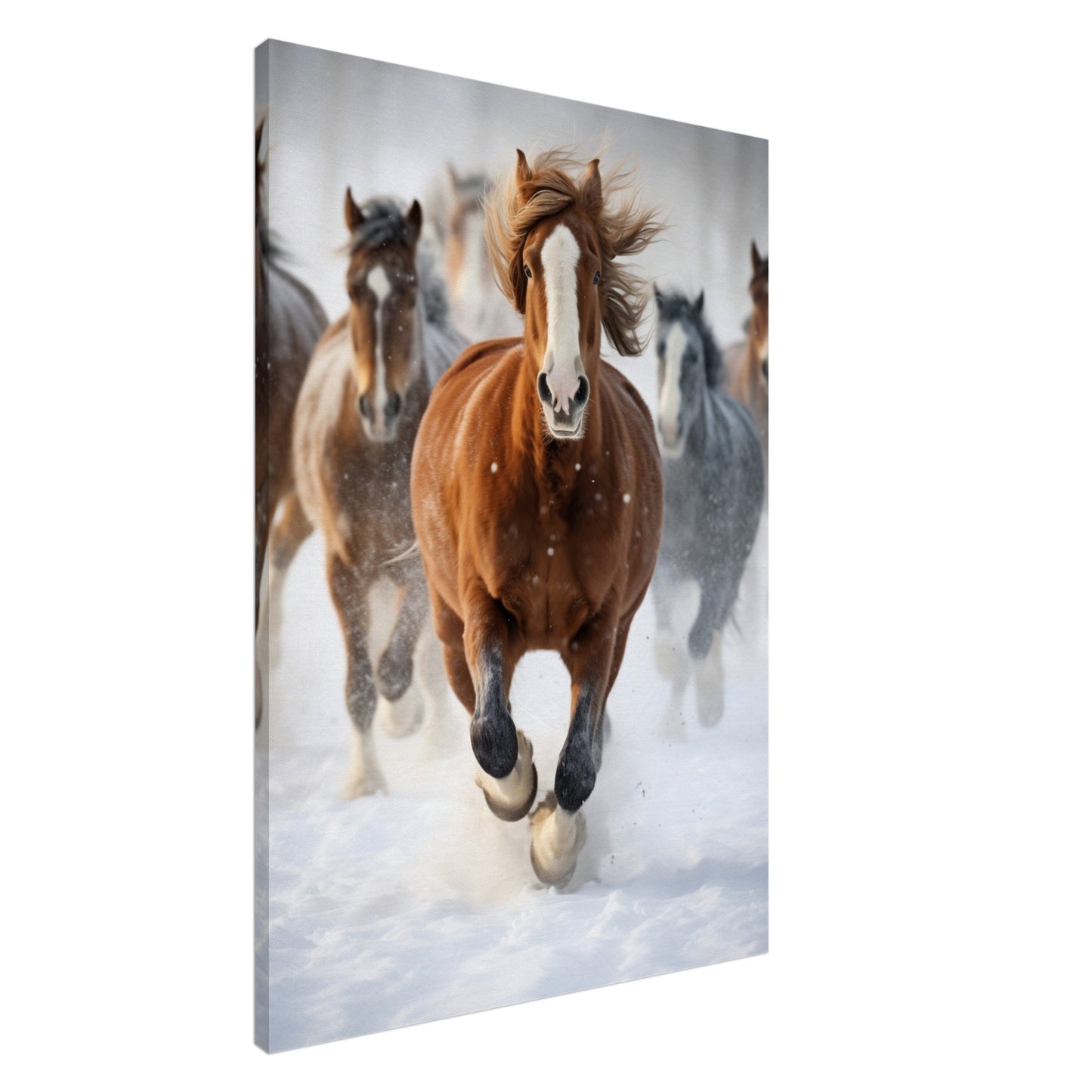 Canvas Wall Art - Winter's Wild Majesty