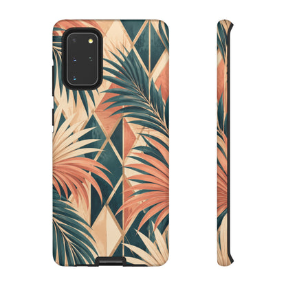 Coral Palm Pavilion Samsung Galaxy Tough Case | art deco