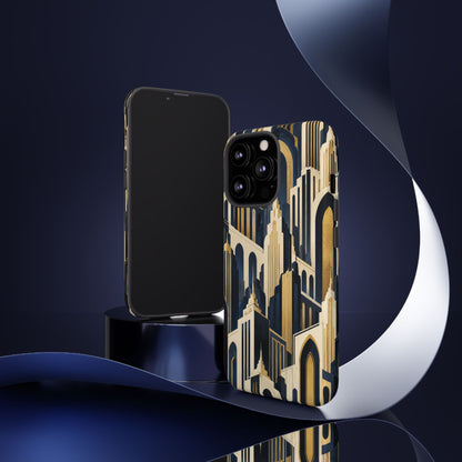 Midnight Metropolis iPhone Tough Case | art deco