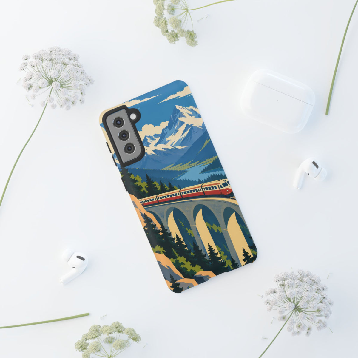 Travel by Train — Alpine Express Samsung Galaxy Tough Case | train travel