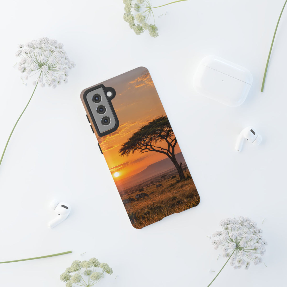 Amber Acacia Samsung Galaxy Tough Case | african sunset