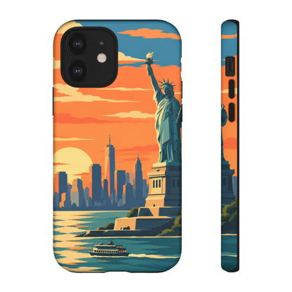 New York City — Harbor Liberty iPhone Tough Case