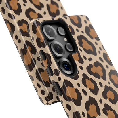 Leopard Print Samsung Galaxy Tough Case | Cocoa Wildcat