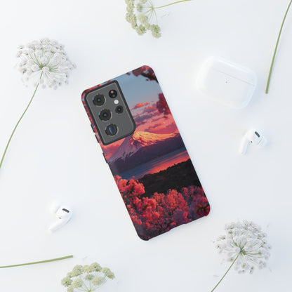 Fuji Rose Horizon Samsung Galaxy Tough Phone Case