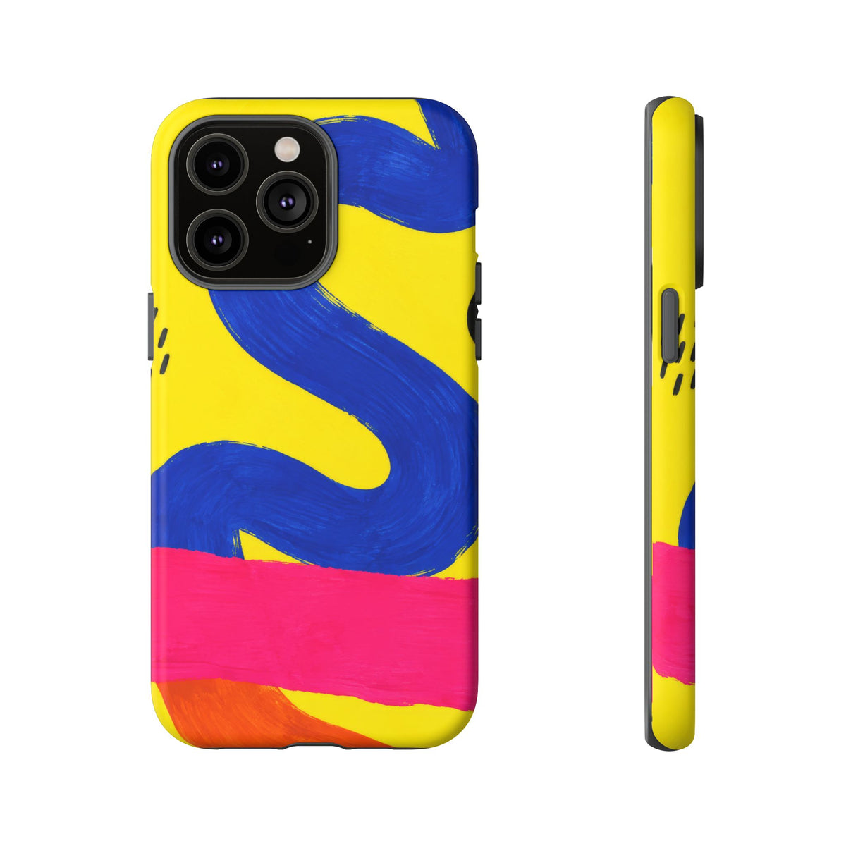 Offbeat iPhone Tough Case | Abstract Color Block Art