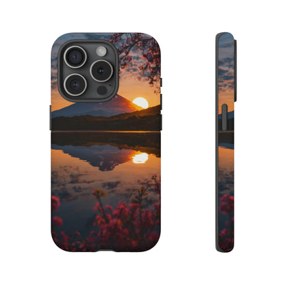 Fuji Golden Reflection iPhone Tough Phone Case