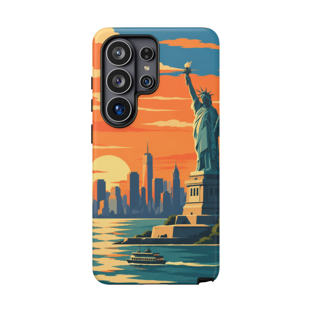 New York City — Harbor Liberty Samsung Galaxy Tough Case