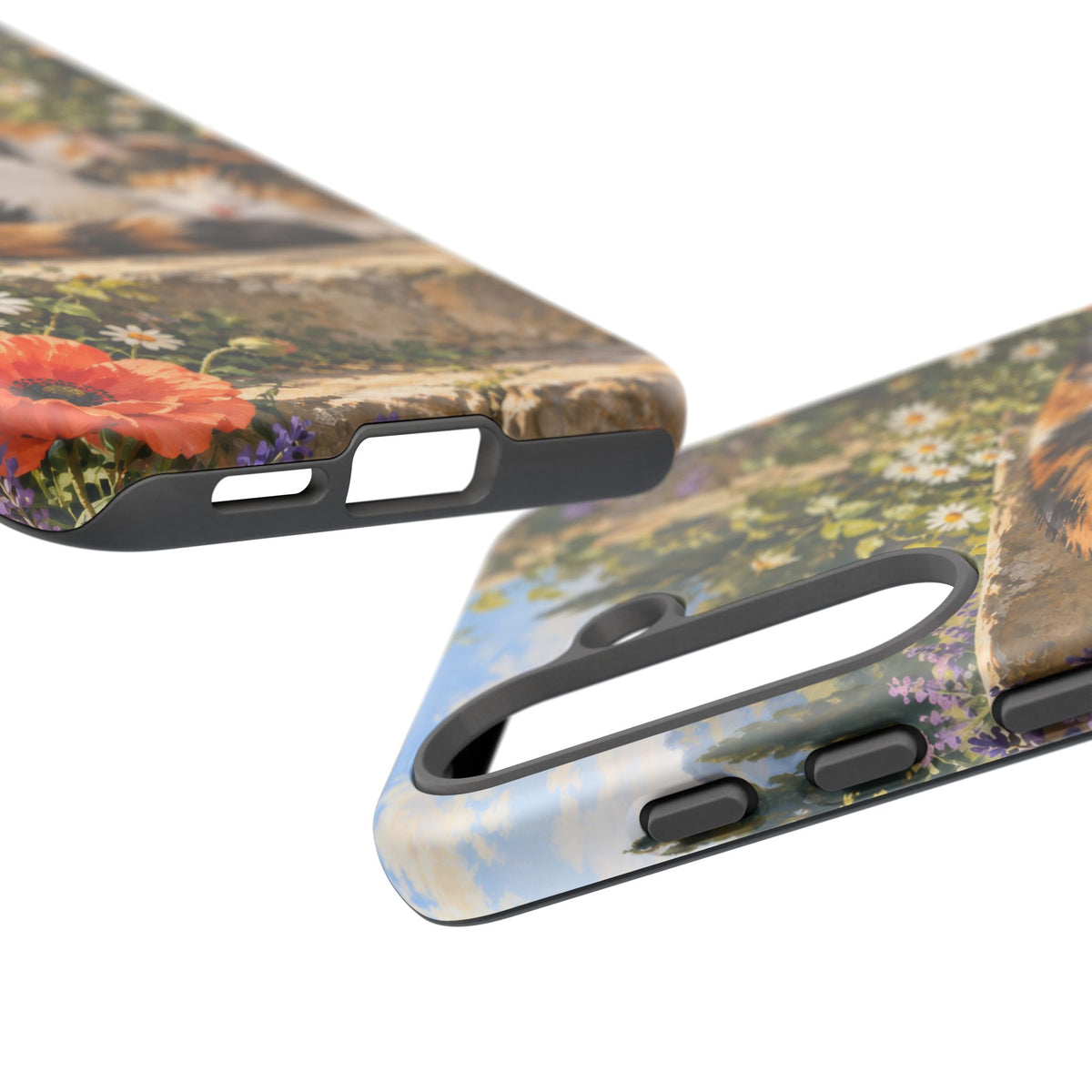 Garden Nap Samsung Galaxy Tough Case | calico cat