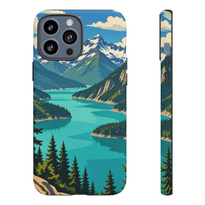 Cascades — Diablo Blue iPhone Tough Case