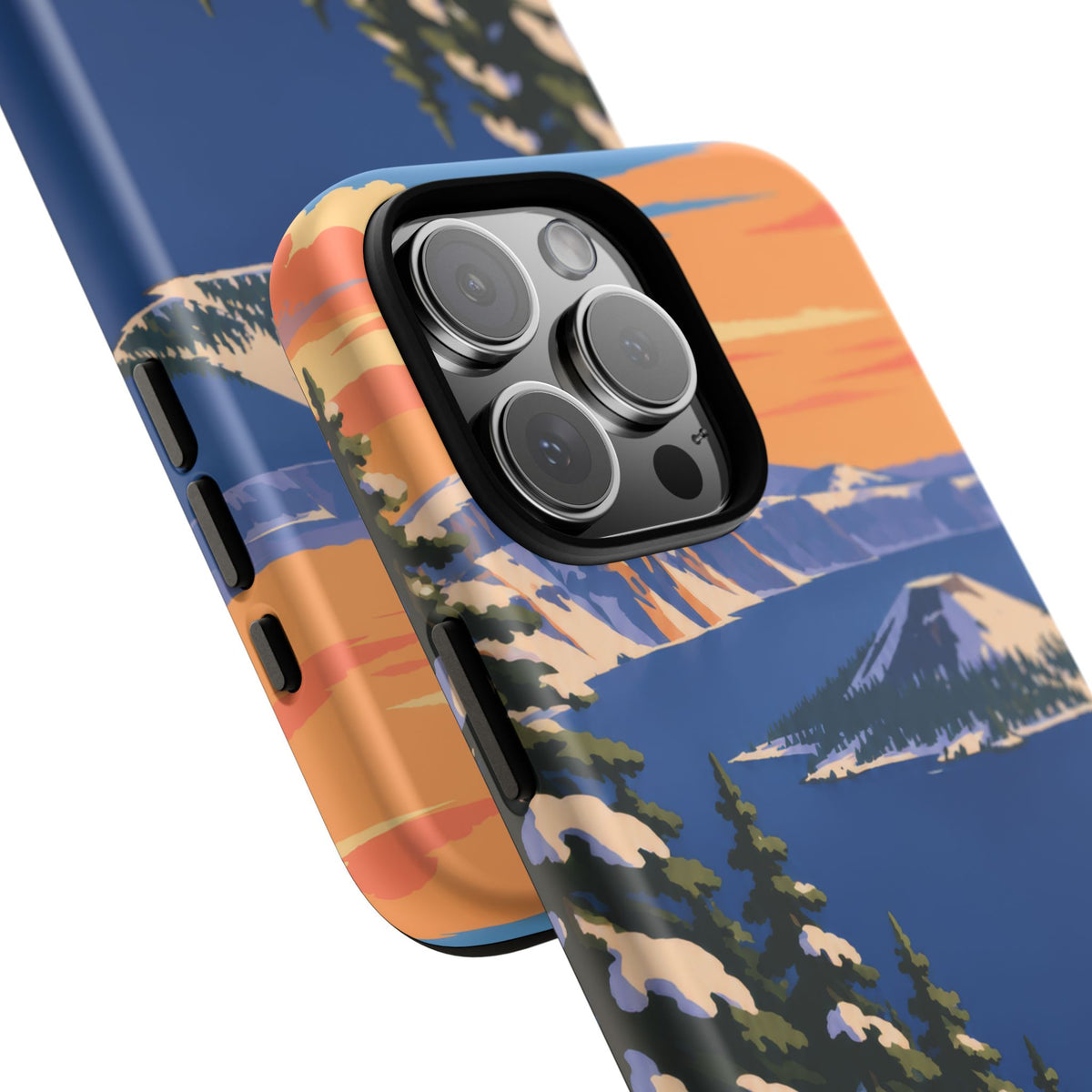 Crater Lake — Winter Caldera iPhone Tough Case