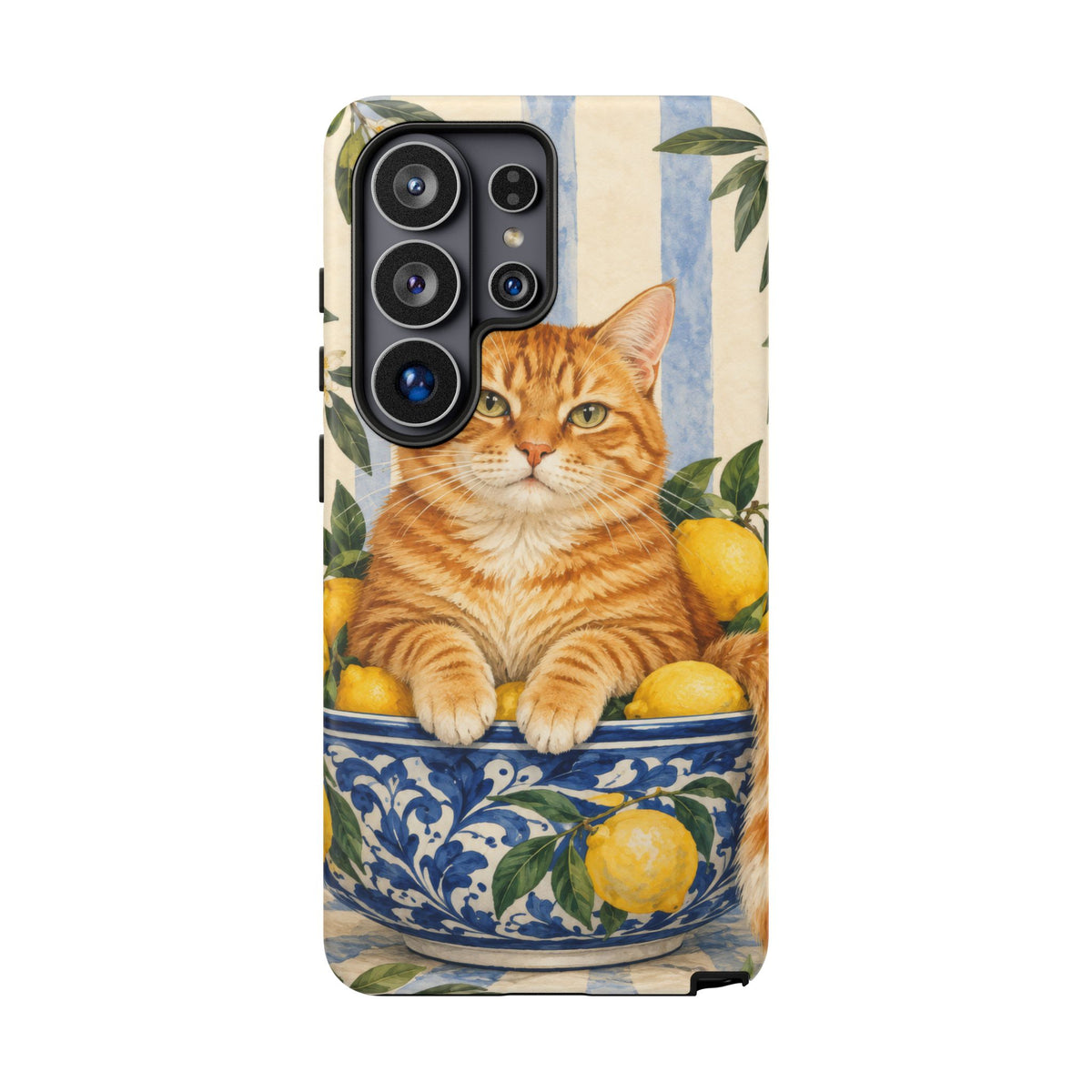 Citrus Inspector Samsung Galaxy Tough Case | ginger cat