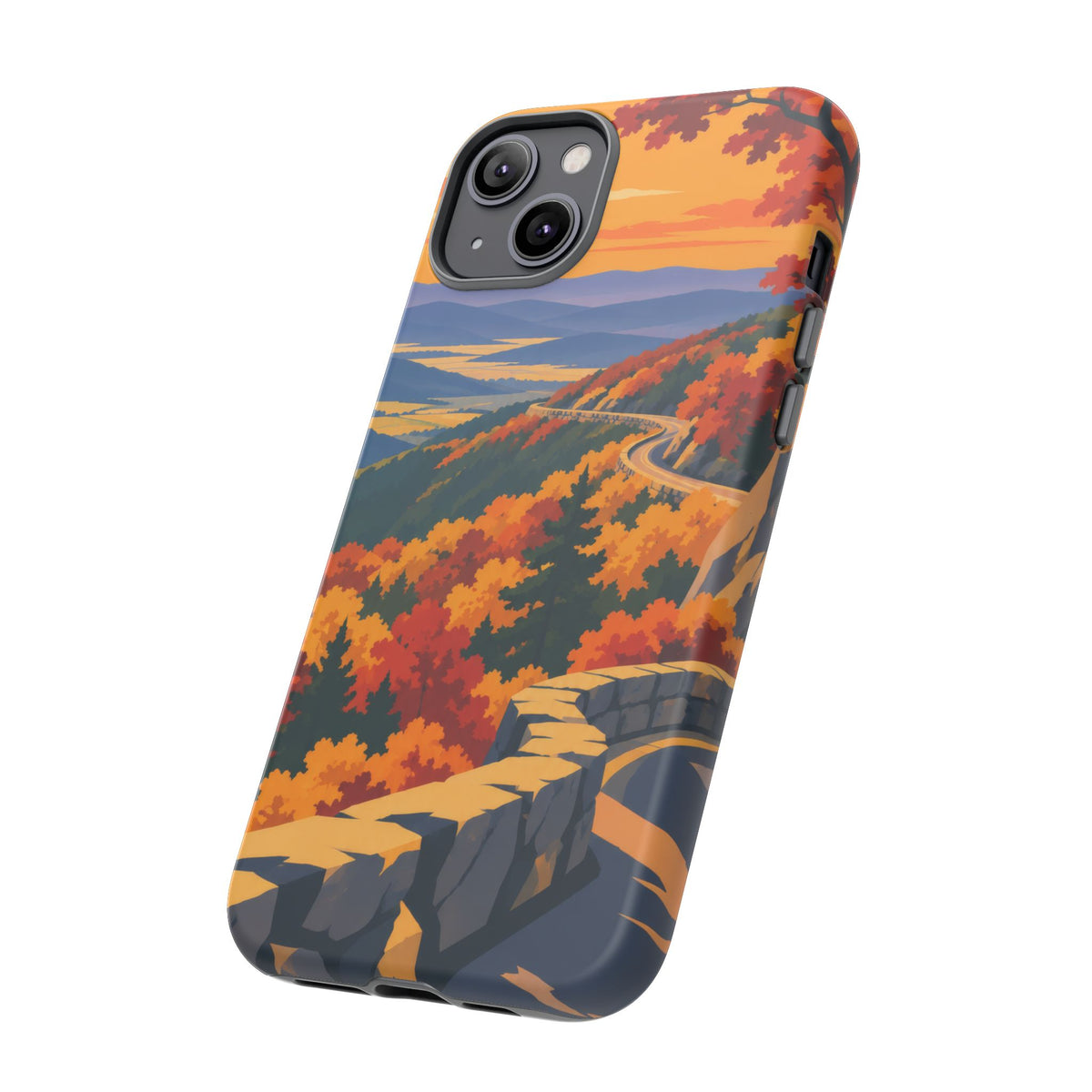 Skyline Drive — Overlook Gold iPhone Tough Case