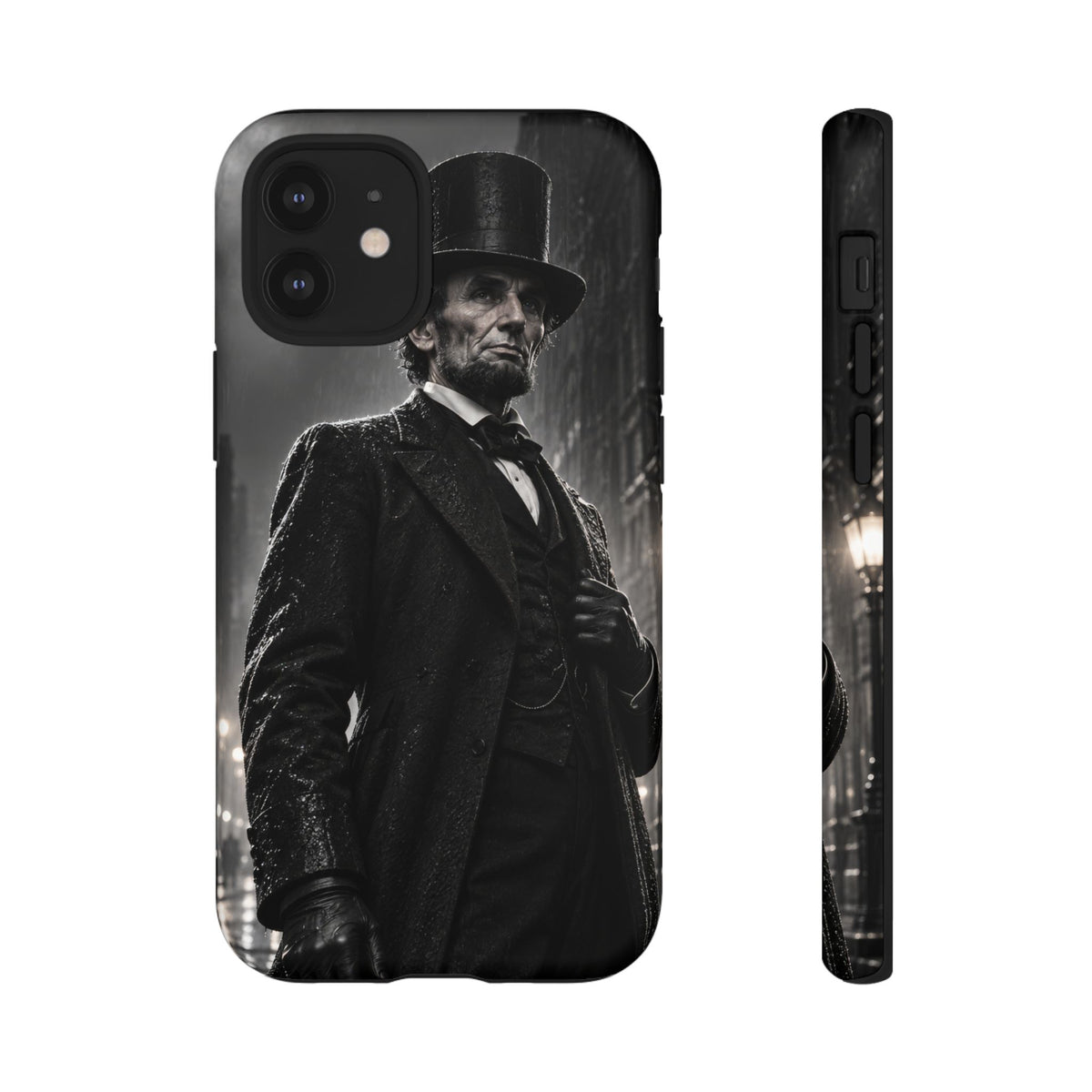 Abe after Midnight iPhone Tough Case | noir lincoln
