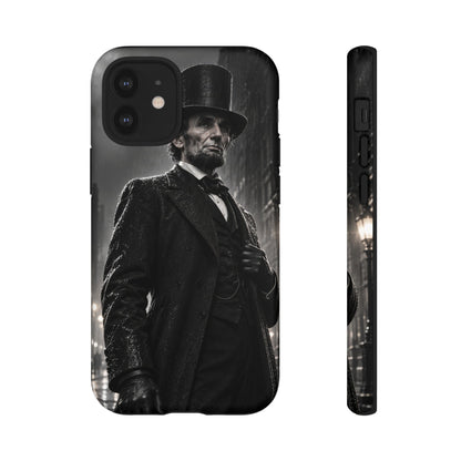 Abe after Midnight iPhone Tough Case | noir lincoln