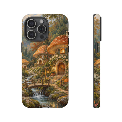 Honeycap Village iPhone Tough Case | Mushroom Village