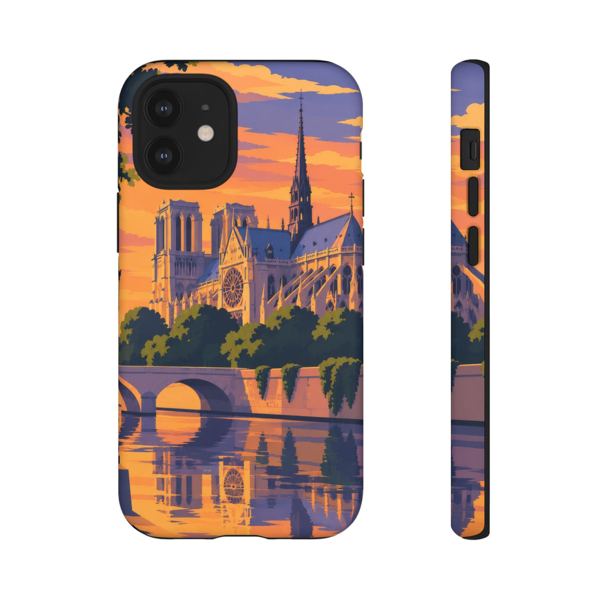 Notre Dame — Cathedral Twilight iPhone Tough Case
