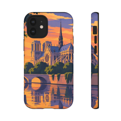 Notre Dame — Cathedral Twilight iPhone Tough Case