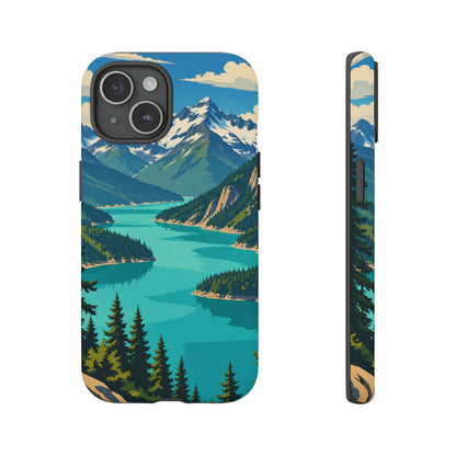 Cascades — Diablo Blue iPhone Tough Case