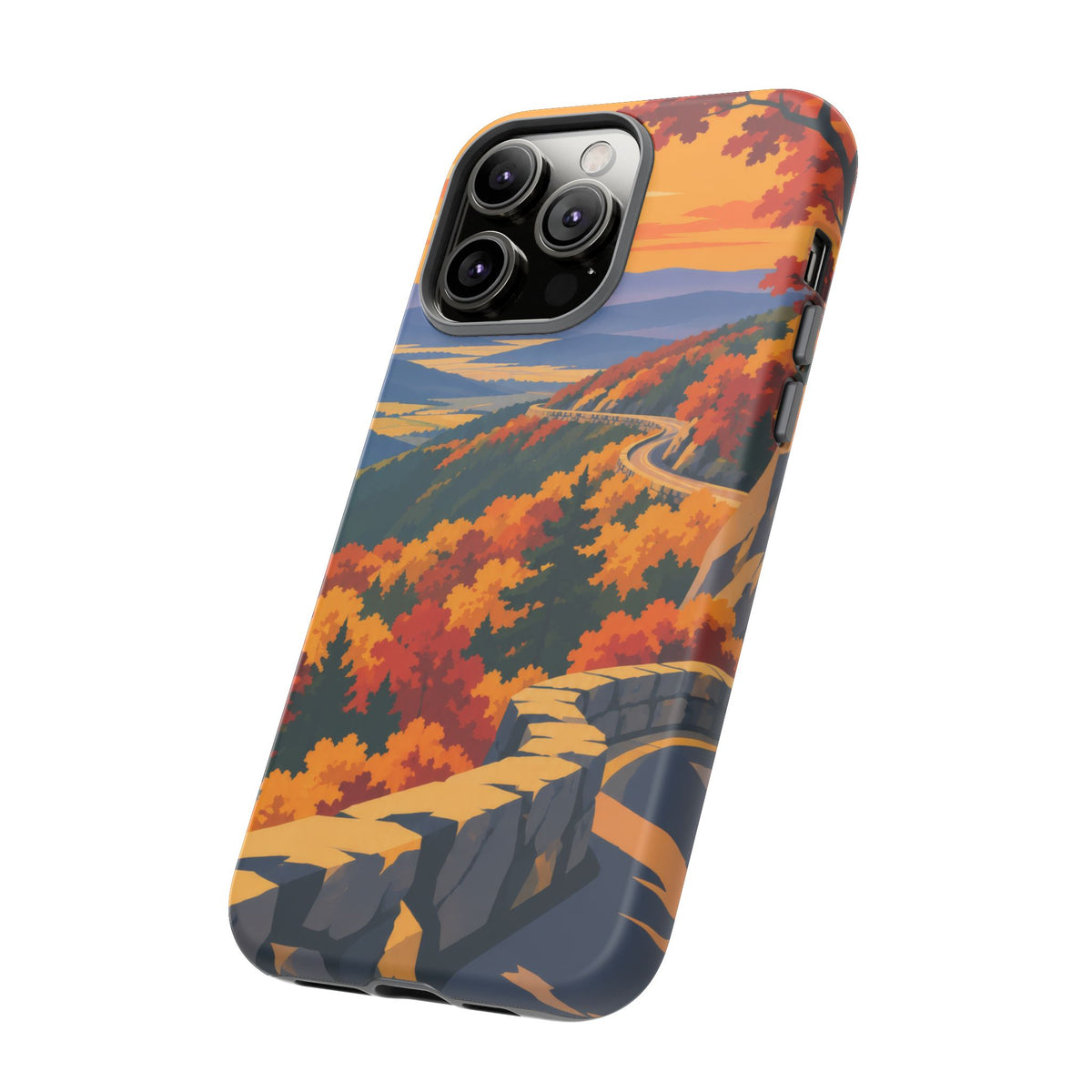Skyline Drive — Overlook Gold iPhone Tough Case