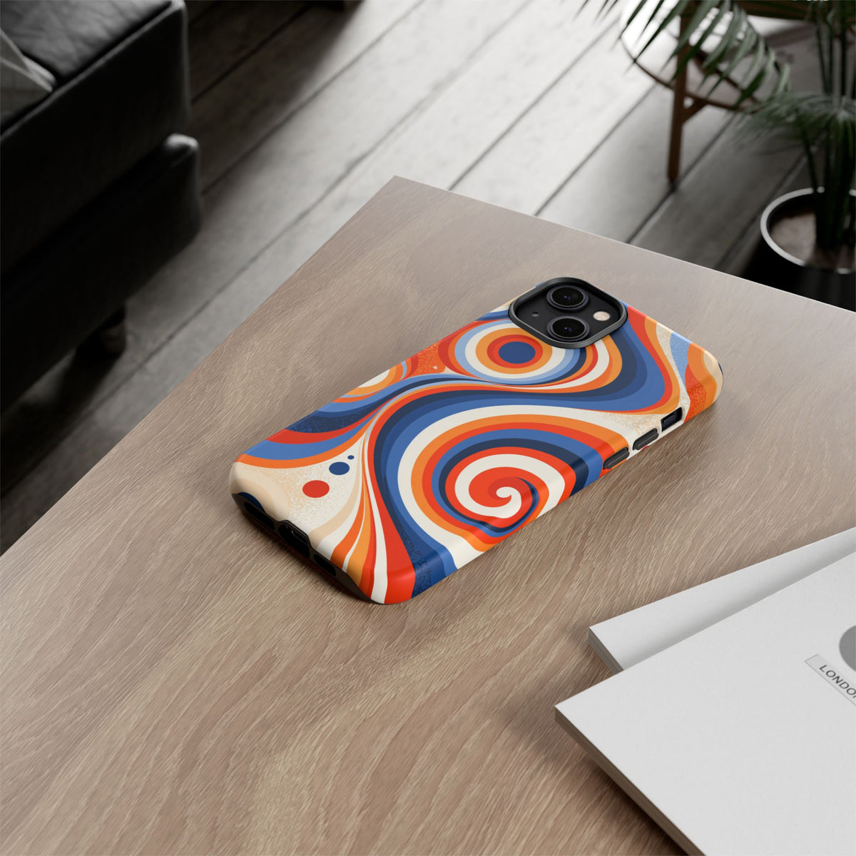 Electric Orbit iPhone Tough Phone Case