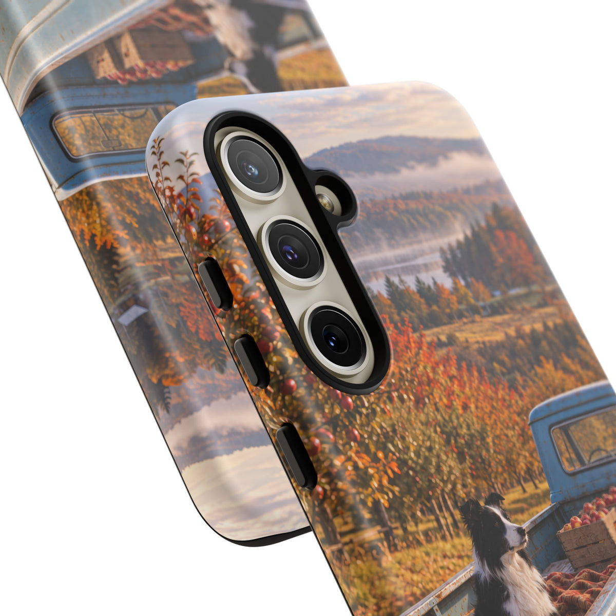 Blue Truck October Samsung Galaxy Tough Case | border collie