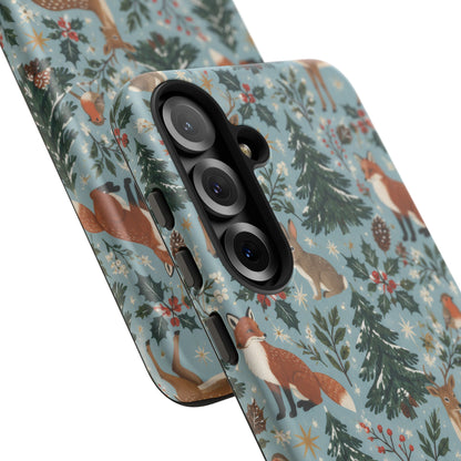 Winter Woodland Gathering Samsung Galaxy Tough Case | woodland christmas