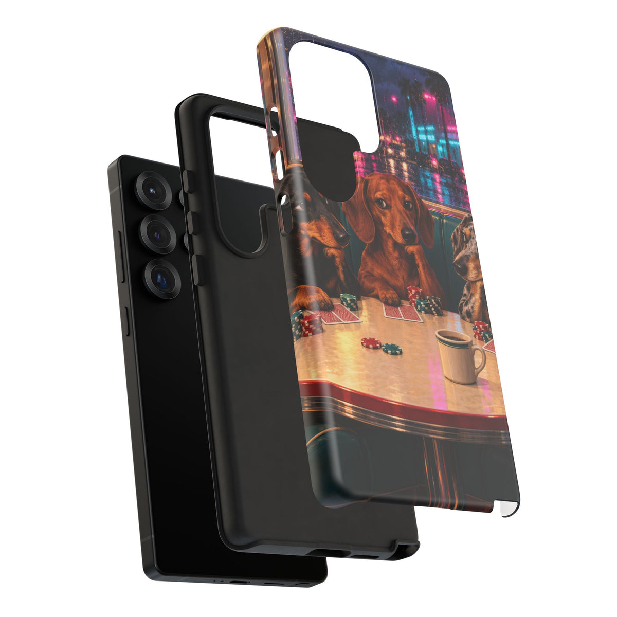 All-Night Aces Samsung Galaxy Tough Case | dachshund poker