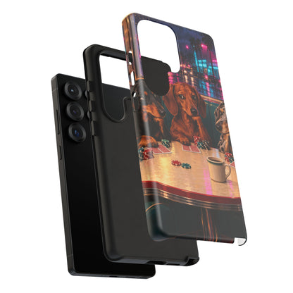 All-Night Aces Samsung Galaxy Tough Case | dachshund poker