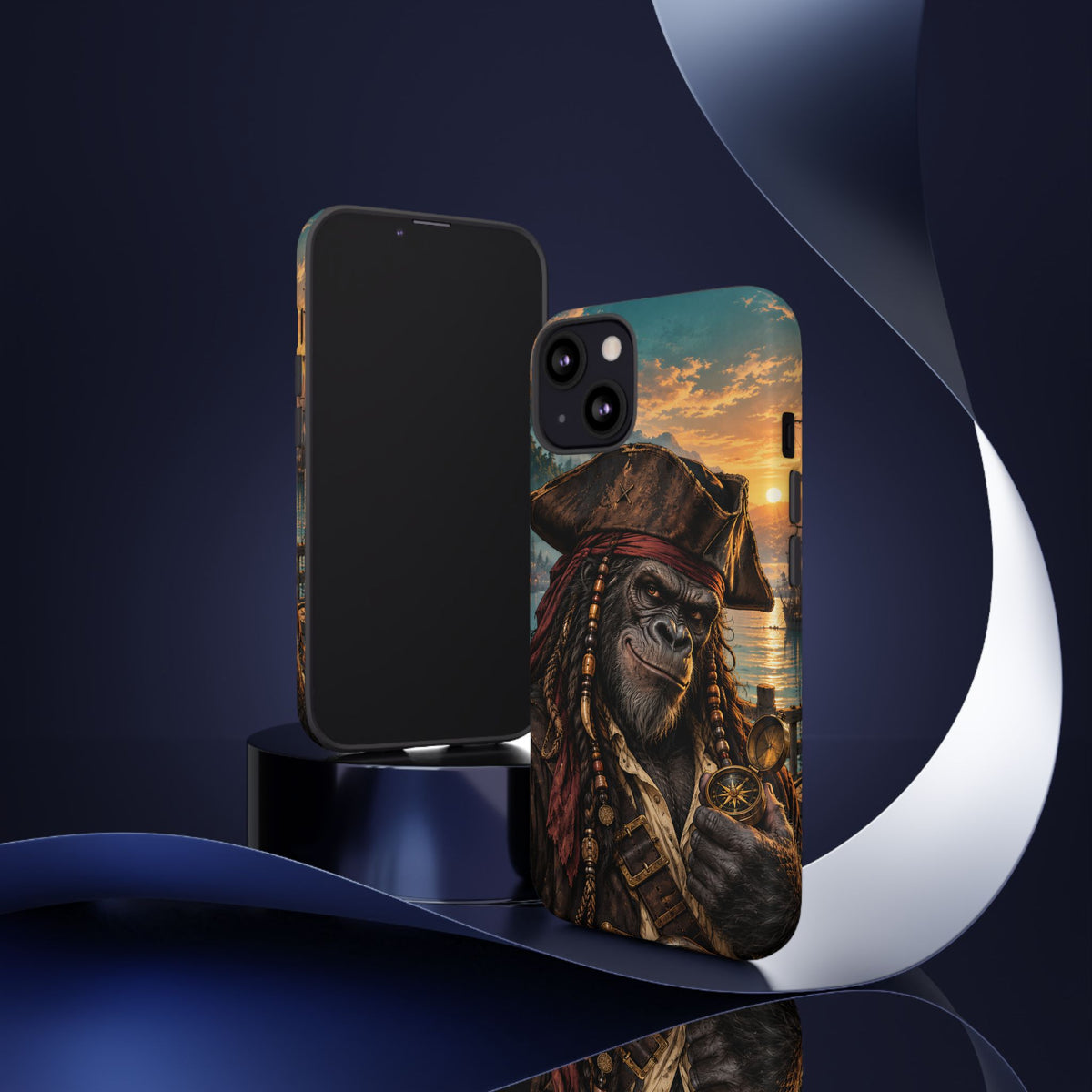 Pirate Gorilla iPhone Tough Case | Captain Silverback