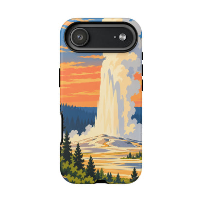 Yellowstone — Geyser Dawn iPhone Tough Case