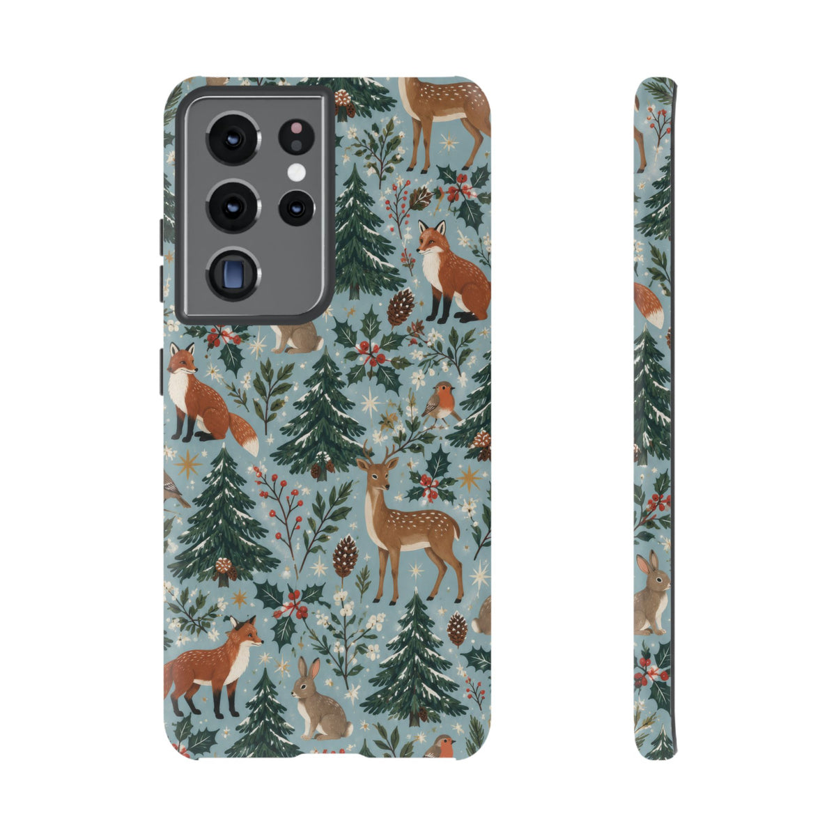 Winter Woodland Gathering Samsung Galaxy Tough Case | woodland christmas
