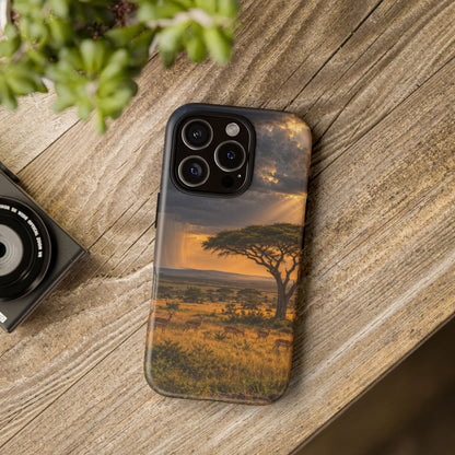 Stormlight on the Mara iPhone Tough Case | african storm