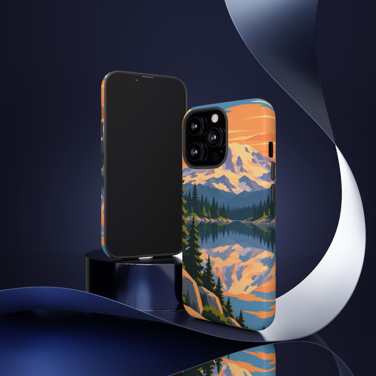 Mount Rainier — Mirror Dawn iPhone Tough Case