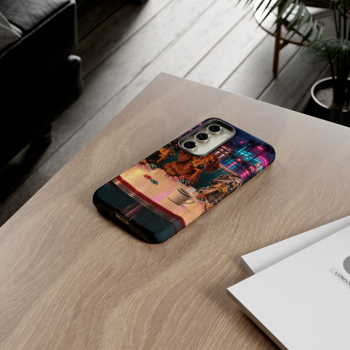 All-Night Aces Samsung Galaxy Tough Case | dachshund poker