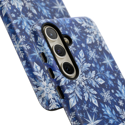 Frosted Midnight Samsung Galaxy Tough Case | snowflake