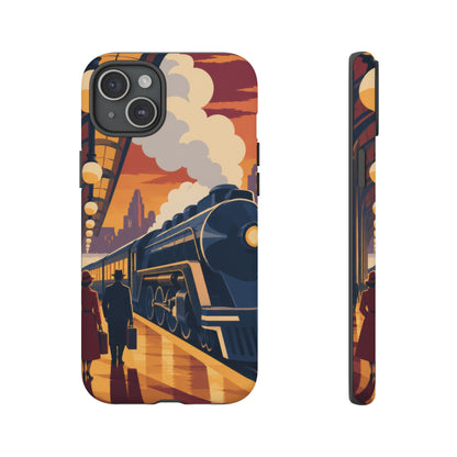 Travel by Train — Night Departure iPhone Tough Case | train travel