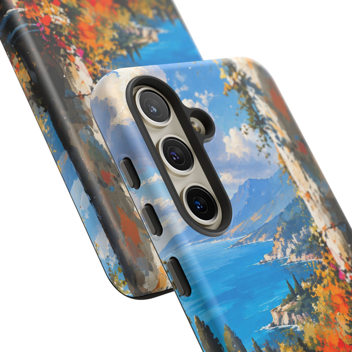 Azure Sanctuary Samsung Galaxy Tough Case | Painterly Coastal Landscape