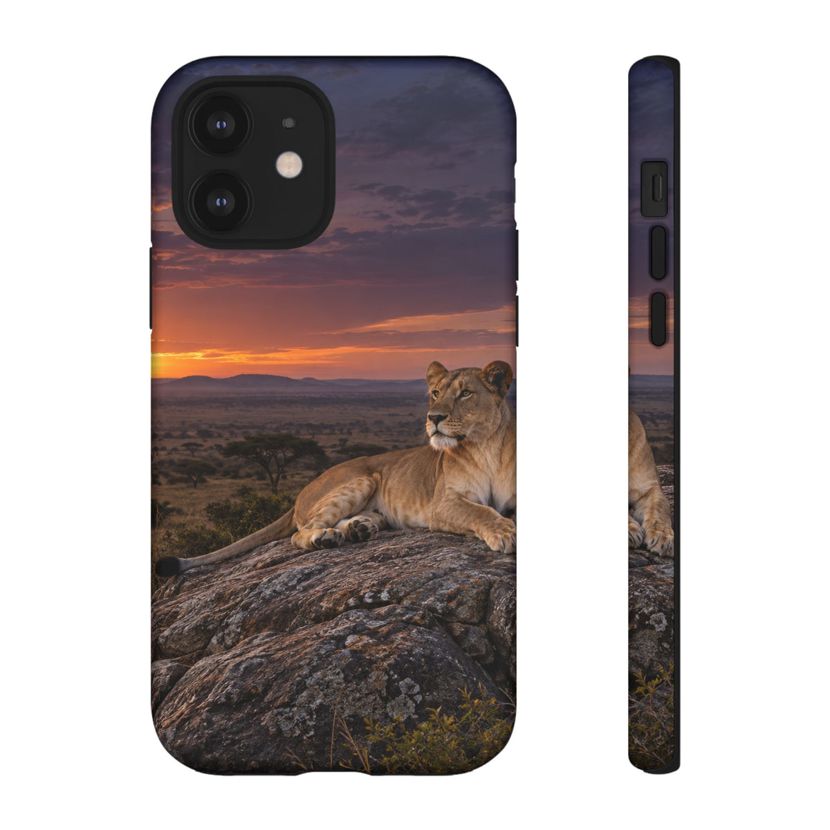 Lioness in the Blue Hour iPhone Tough Case