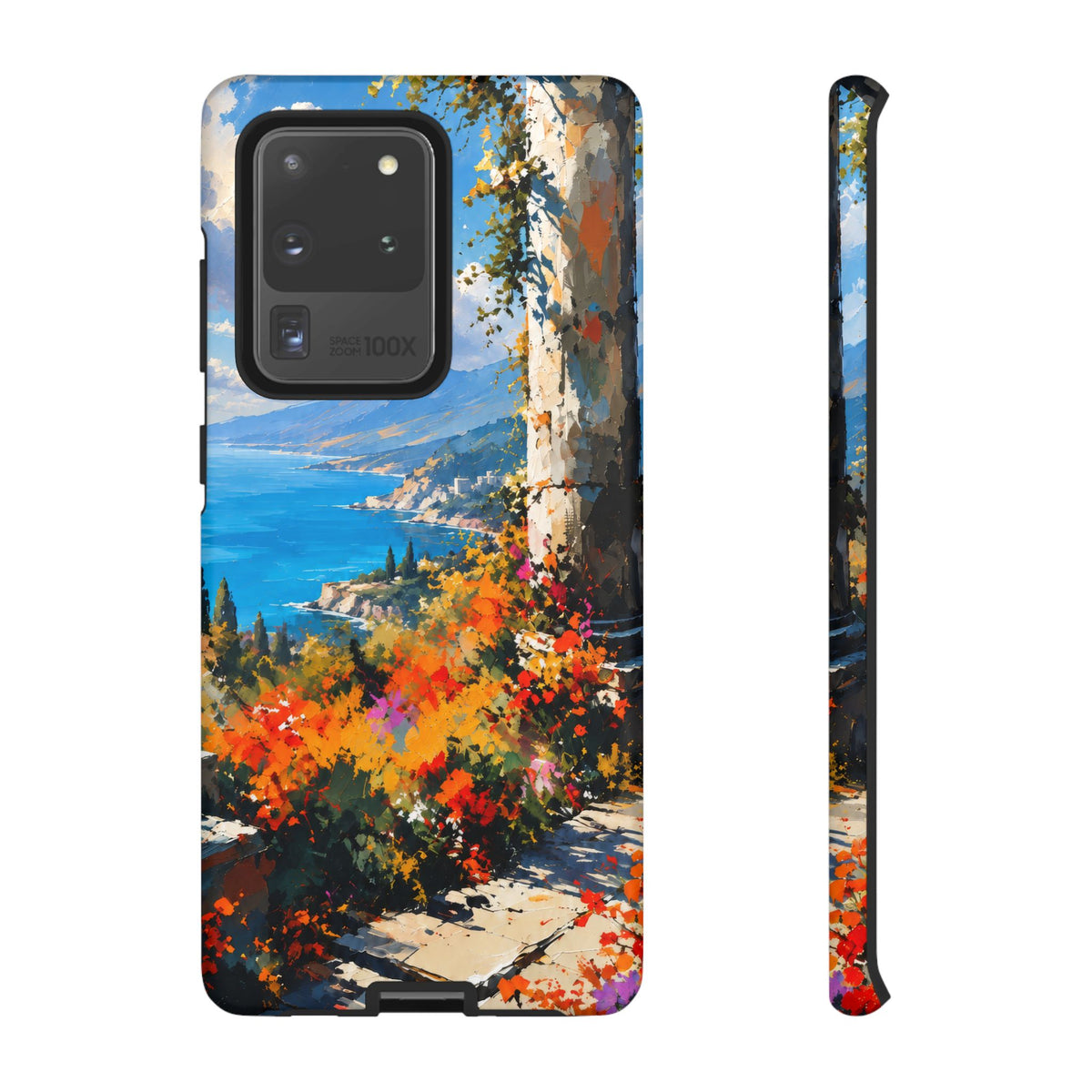 Azure Sanctuary Samsung Galaxy Tough Case | Painterly Coastal Landscape